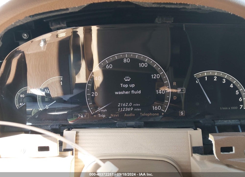 2009 MERCEDES-BENZ S 550 VIN: WDDNG71X69A263788