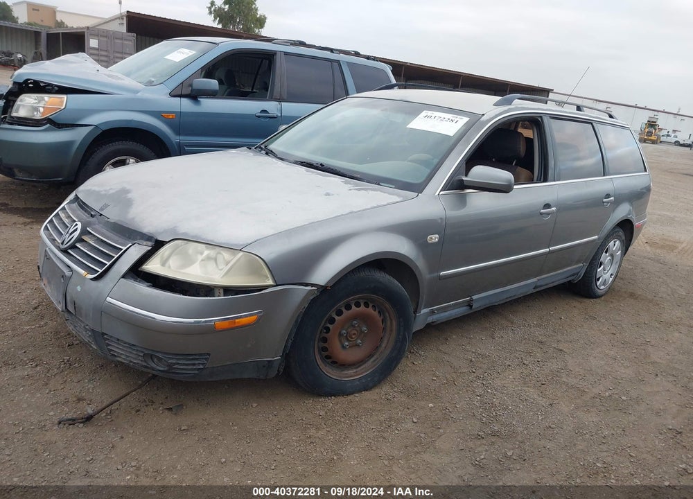 2002 VOLKSWAGEN PASSAT GLS VIN: WVWVD63B52E394627