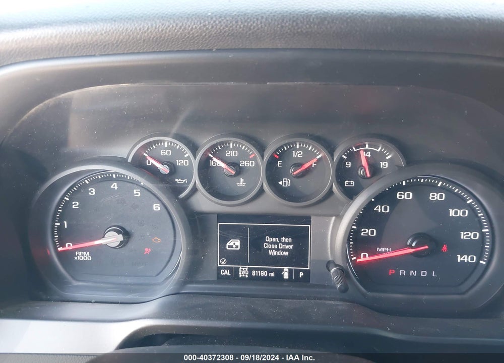 2021 CHEVROLET SILVERADO 1500 4WD SHORT BED CUSTOM TRAIL BOSS VIN: 1GCPYCEF4MZ305654