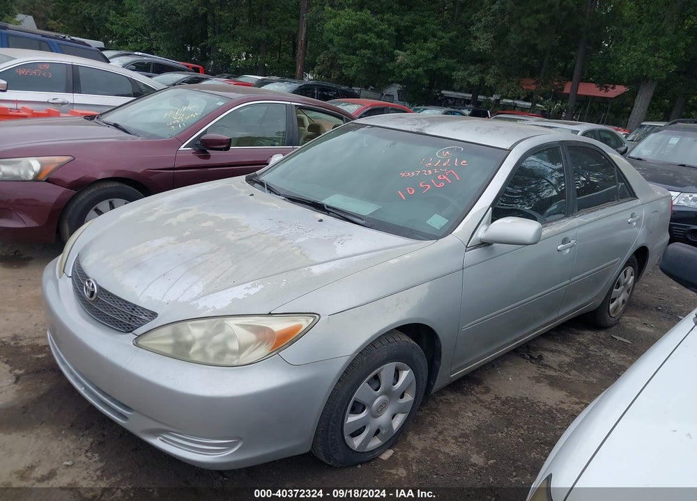 2002 TOYOTA CAMRY LE VIN: 4T1BE32K52U105697