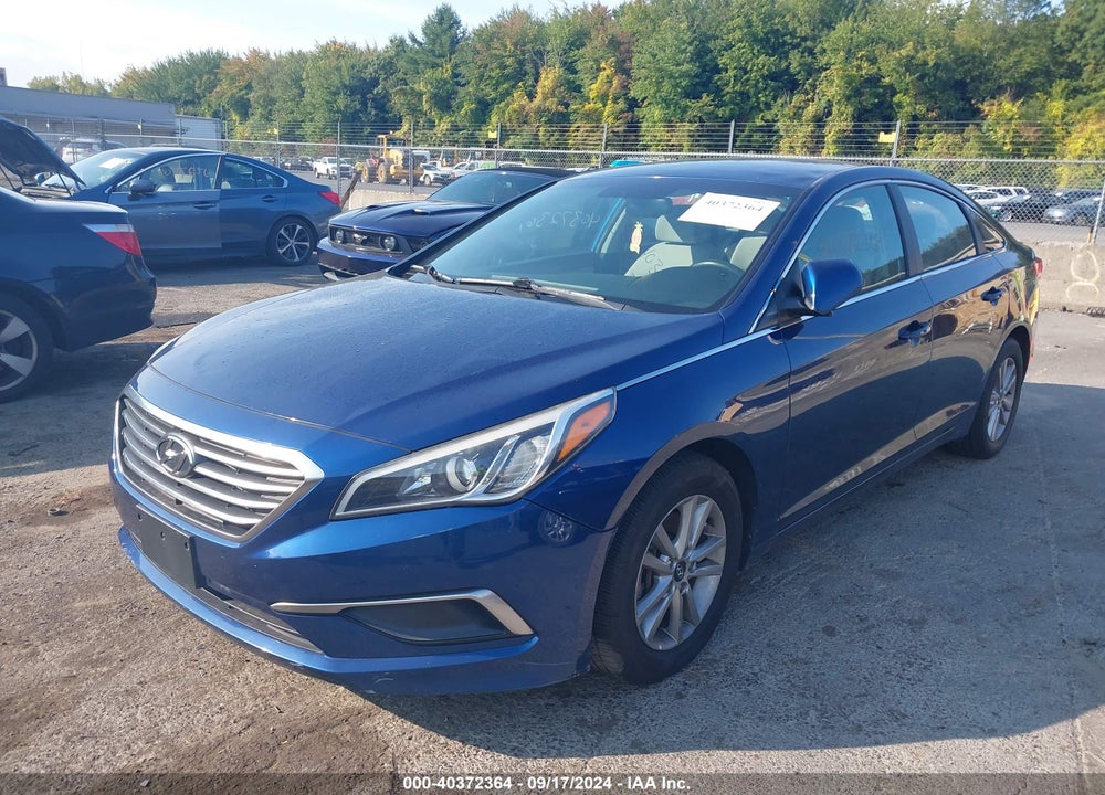 2016 HYUNDAI SONATA SE VIN: 5NPE24AF9GH336186