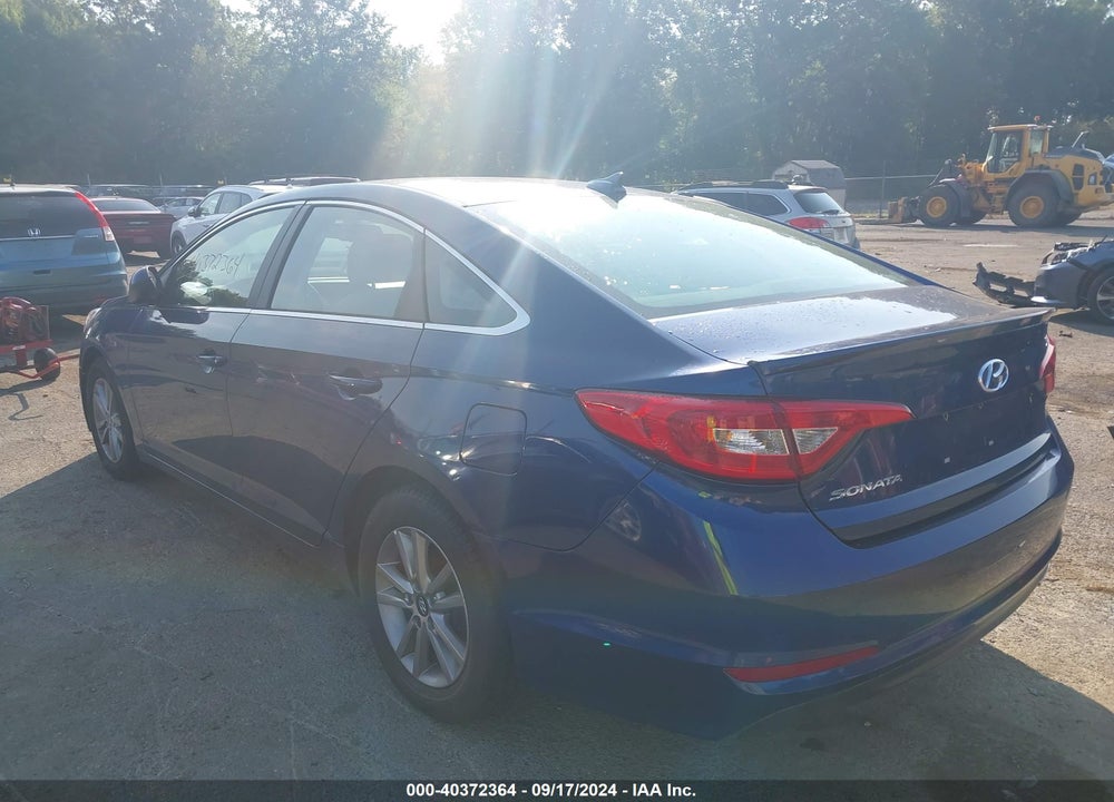 2016 HYUNDAI SONATA SE VIN: 5NPE24AF9GH336186