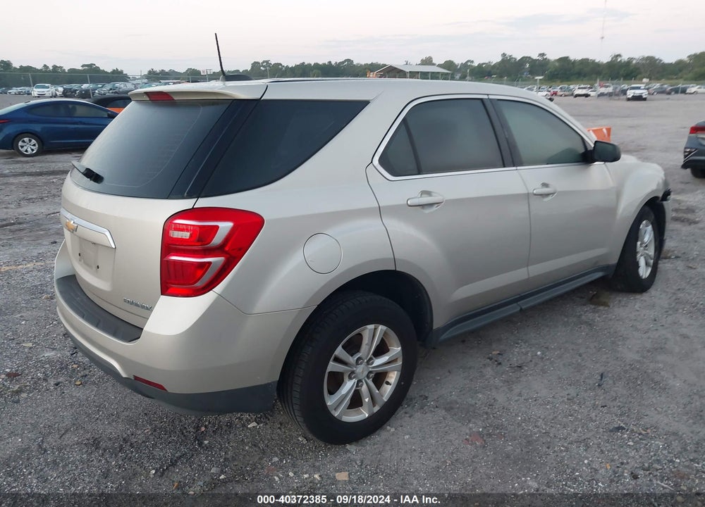 2016 CHEVROLET EQUINOX LS VIN: 2GNALBEK0G1181706