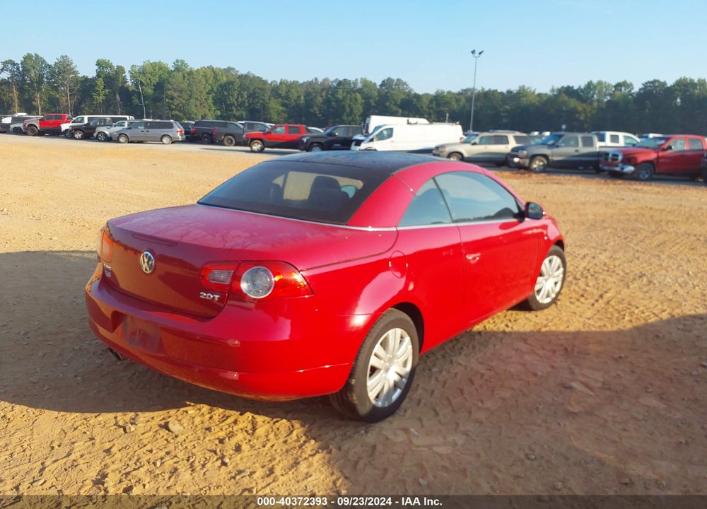 2008 VOLKSWAGEN EOS KOMFORT/TURBO VIN: WVWBA71F78V032895