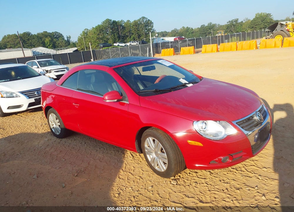 2008 VOLKSWAGEN EOS KOMFORT/TURBO VIN: WVWBA71F78V032895