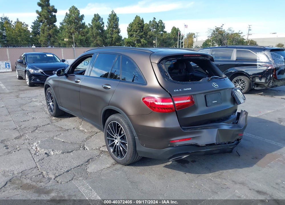 2017 MERCEDES-BENZ GLC 300 VIN: WDC0G4JB2HF148186