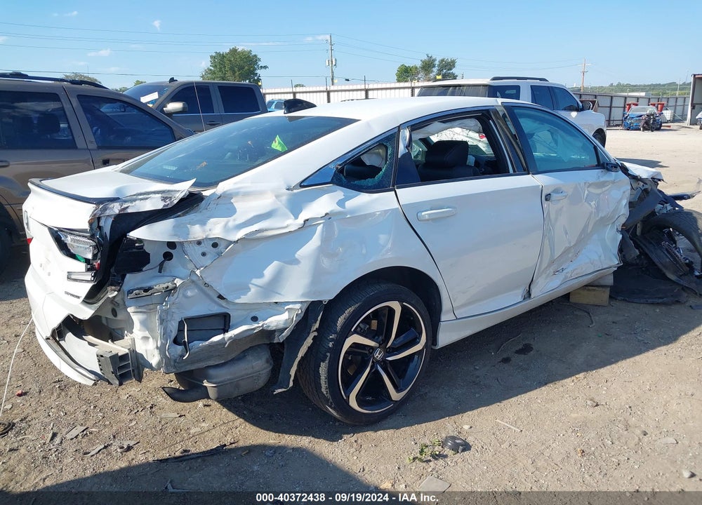 2021 HONDA ACCORD SPORT VIN: 1HGCV1F3XMA125031