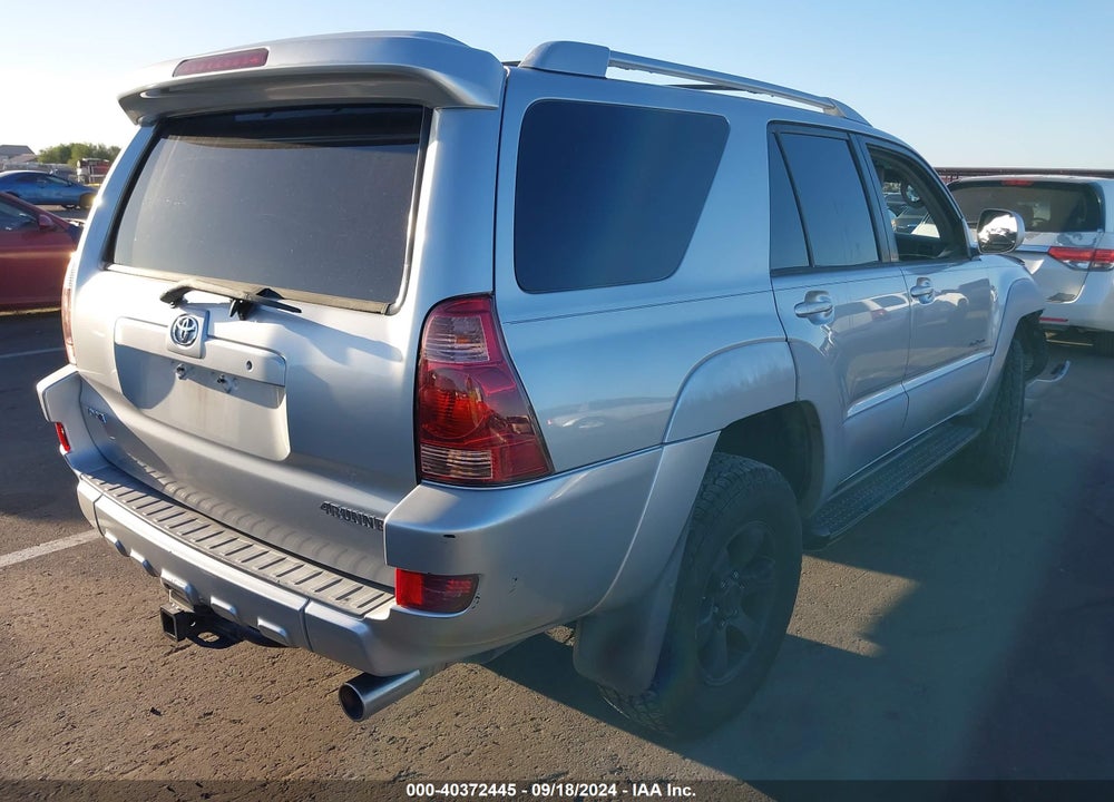 2005 TOYOTA 4RUNNER SR5 SPORT V8 VIN: JTEZT14R250022193