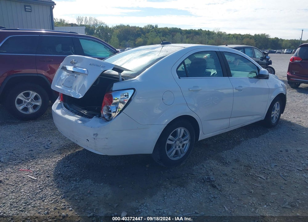 2016 CHEVROLET SONIC LT AUTO VIN: 1G1JC5SH8G4111029