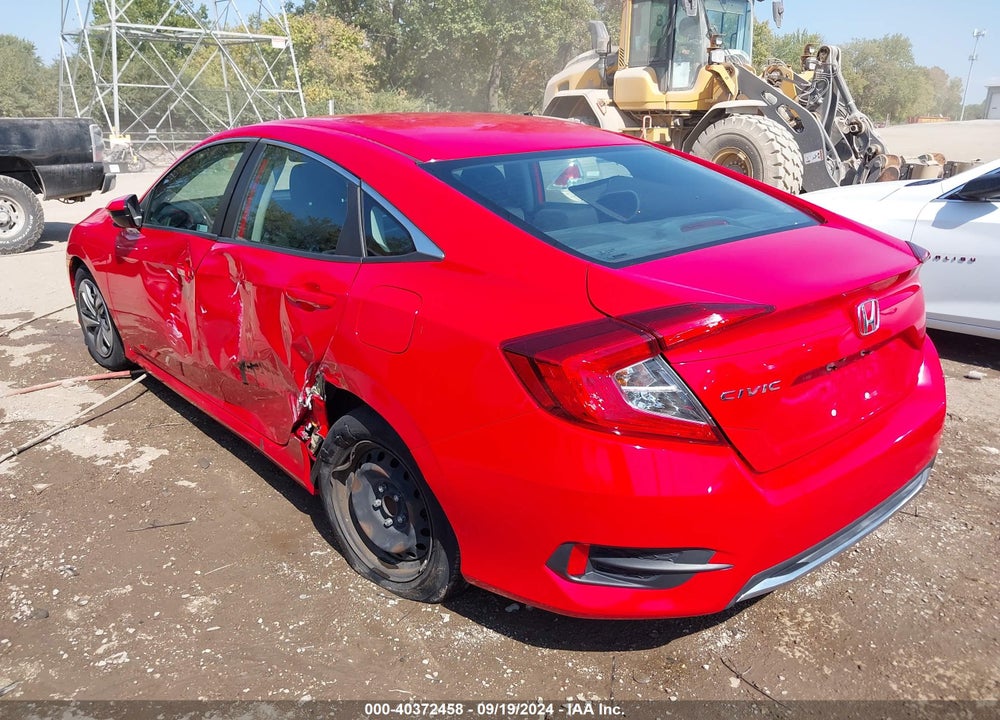 2019 HONDA CIVIC LX VIN: 2HGFC2F63KH513008