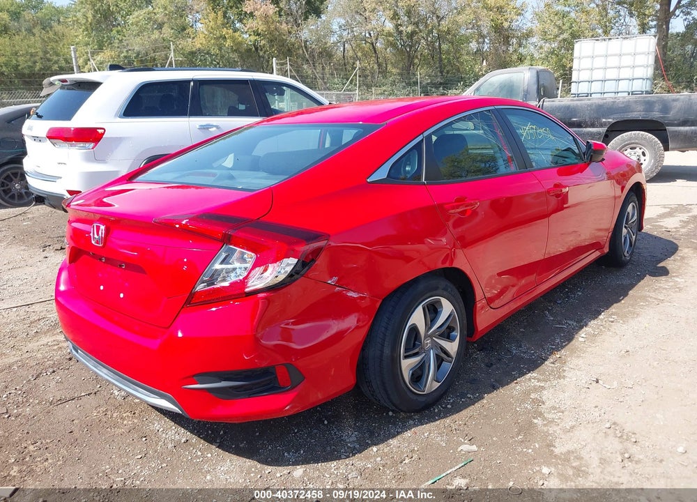 2019 HONDA CIVIC LX VIN: 2HGFC2F63KH513008