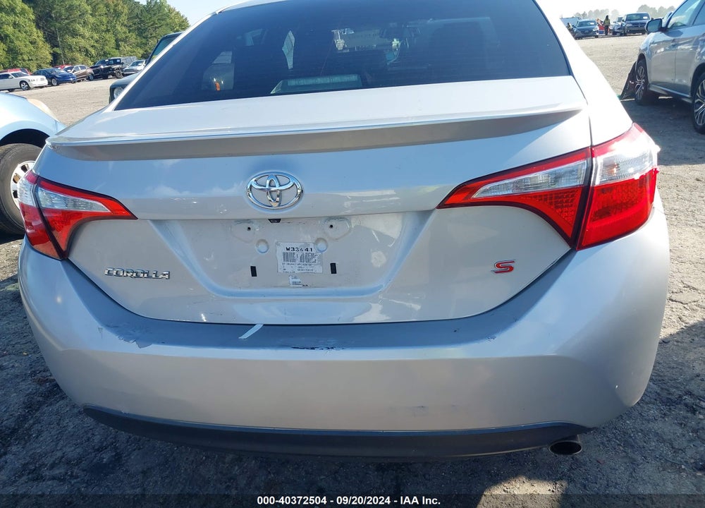 2015 TOYOTA COROLLA S PLUS VIN: 2T1BURHE0FC426190