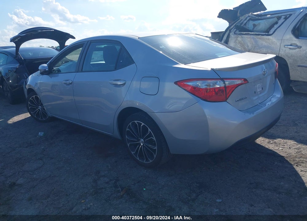 2015 TOYOTA COROLLA S PLUS VIN: 2T1BURHE0FC426190