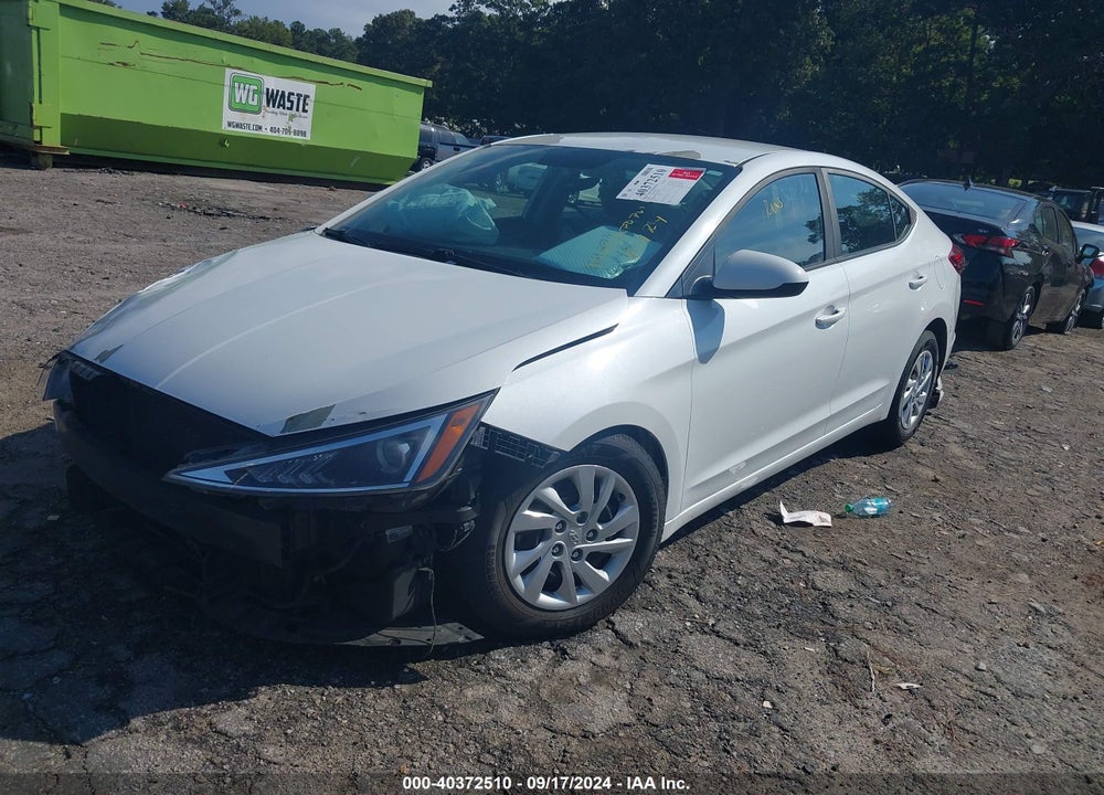 2019 HYUNDAI ELANTRA SE VIN: 5NPD74LF3KH412908