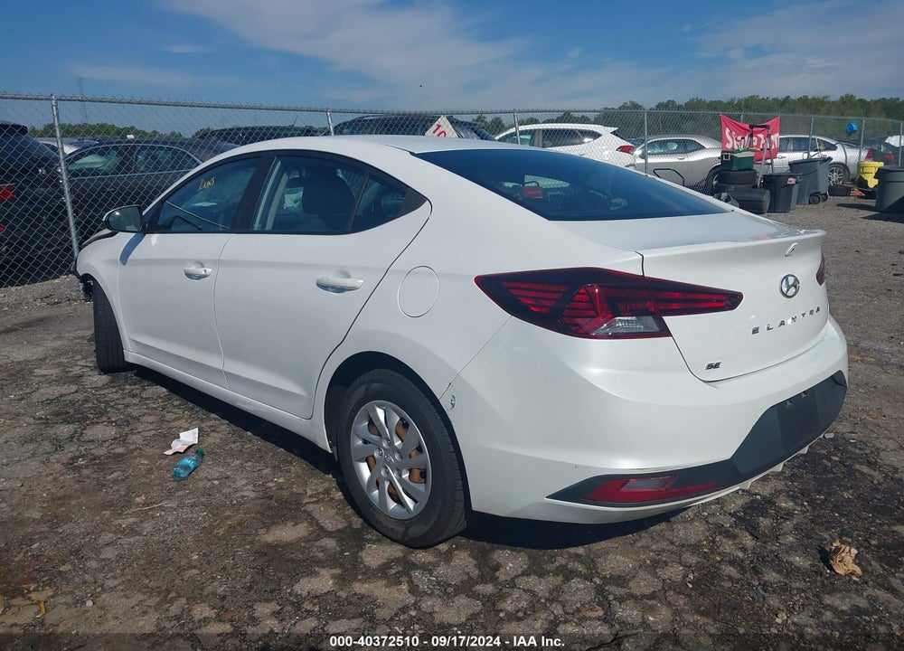 2019 HYUNDAI ELANTRA SE VIN: 5NPD74LF3KH412908