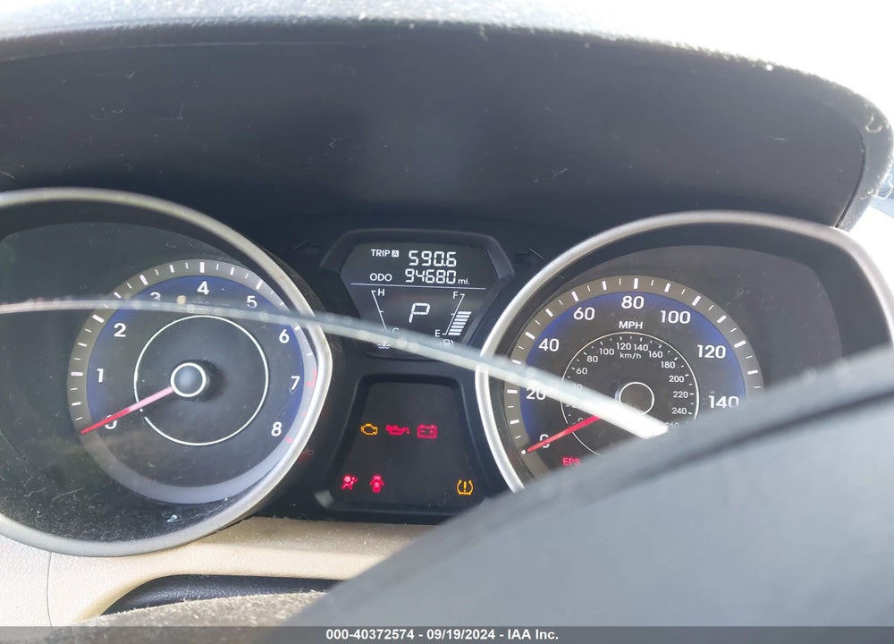 2013 HYUNDAI ELANTRA GLS VIN: KMHDH4AE0DU872684