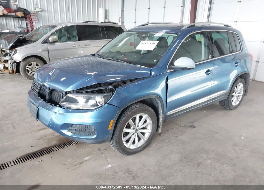 2017 VOLKSWAGEN TIGUAN 2.0T WOLFSBURG EDITION VIN: WVGSV7AX3HW511320