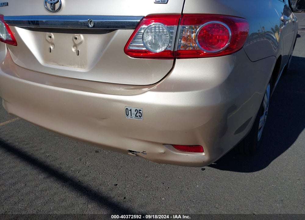 2011 TOYOTA COROLLA LE VIN: 2T1BU4EE0BC538795