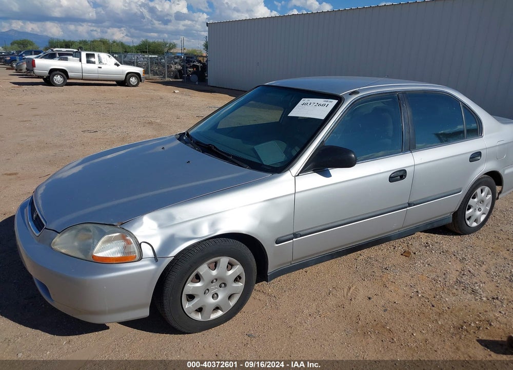 1998 HONDA CIVIC LX VIN: 2HGEJ6676WH626152