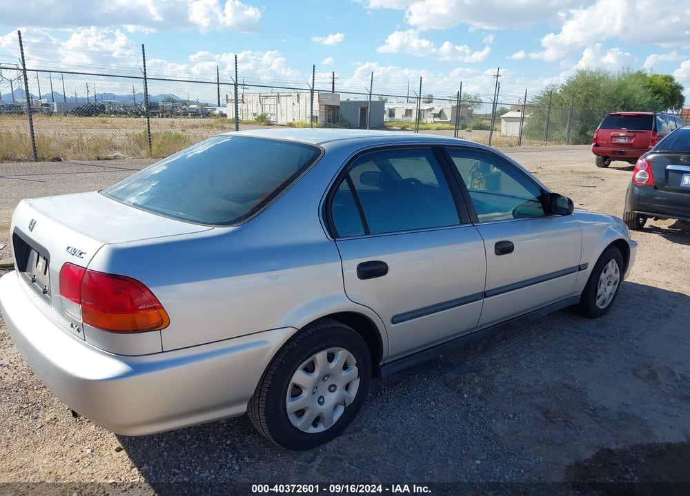1998 HONDA CIVIC LX VIN: 2HGEJ6676WH626152