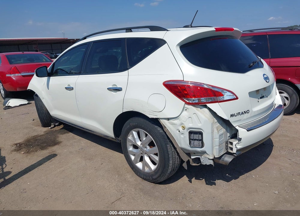 2011 NISSAN MURANO SL VIN: JN8AZ1MU1BW059513