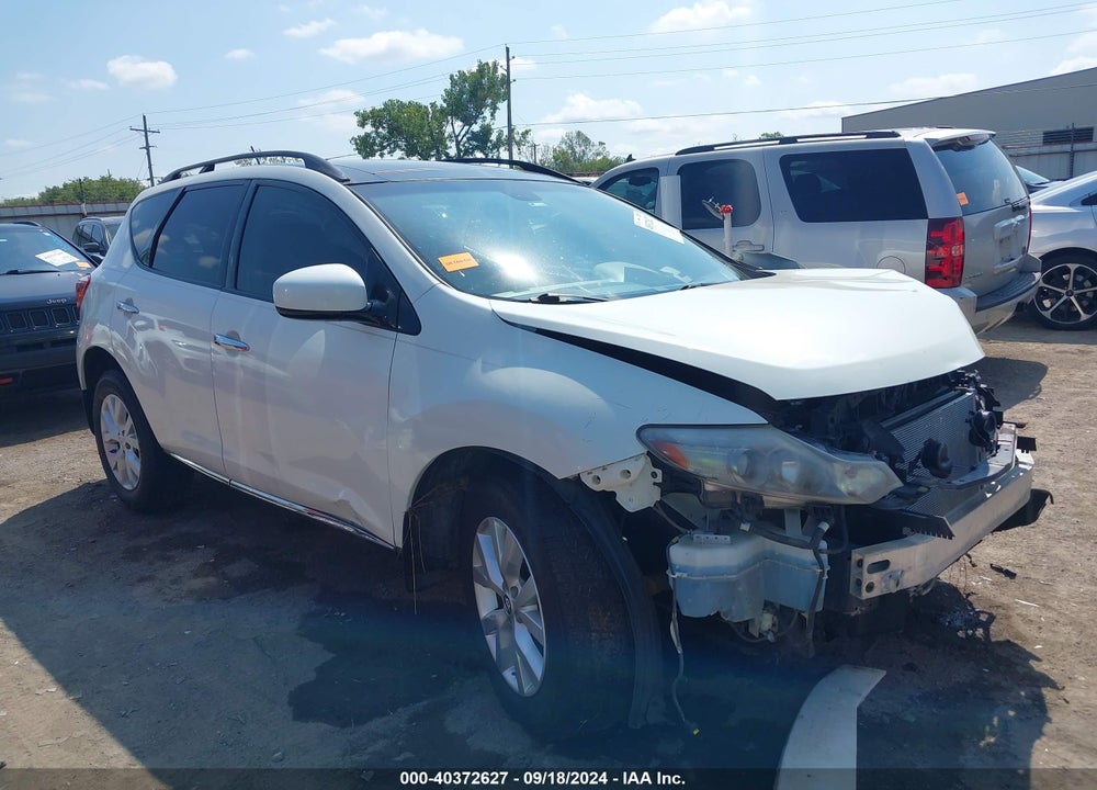 2011 NISSAN MURANO SL VIN: JN8AZ1MU1BW059513