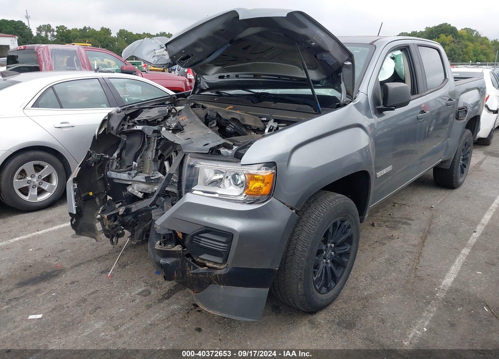 2021 GMC CANYON 2WD SHORT BOX ELEVATION STANDARD VIN: 1GTG5BENXM1185920
