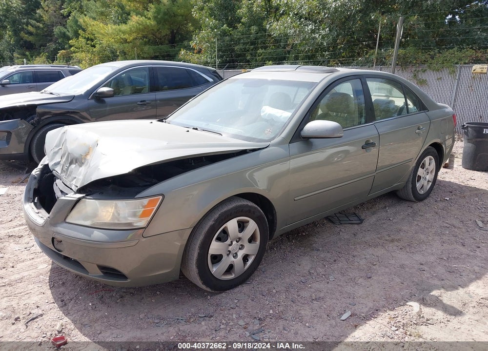 2009 HYUNDAI SONATA GLS VIN: 5NPET46C39H497860