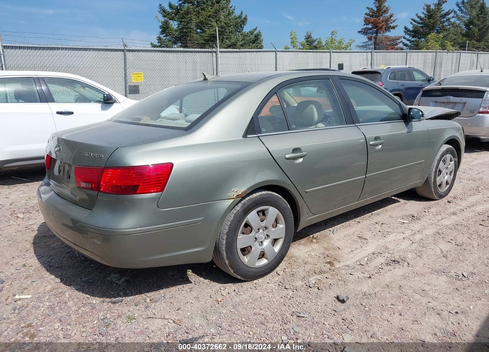 2009 HYUNDAI SONATA GLS VIN: 5NPET46C39H497860