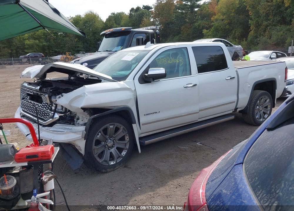 2016 GMC SIERRA 1500 DENALI VIN: 3GTU2PEJ8GG356532