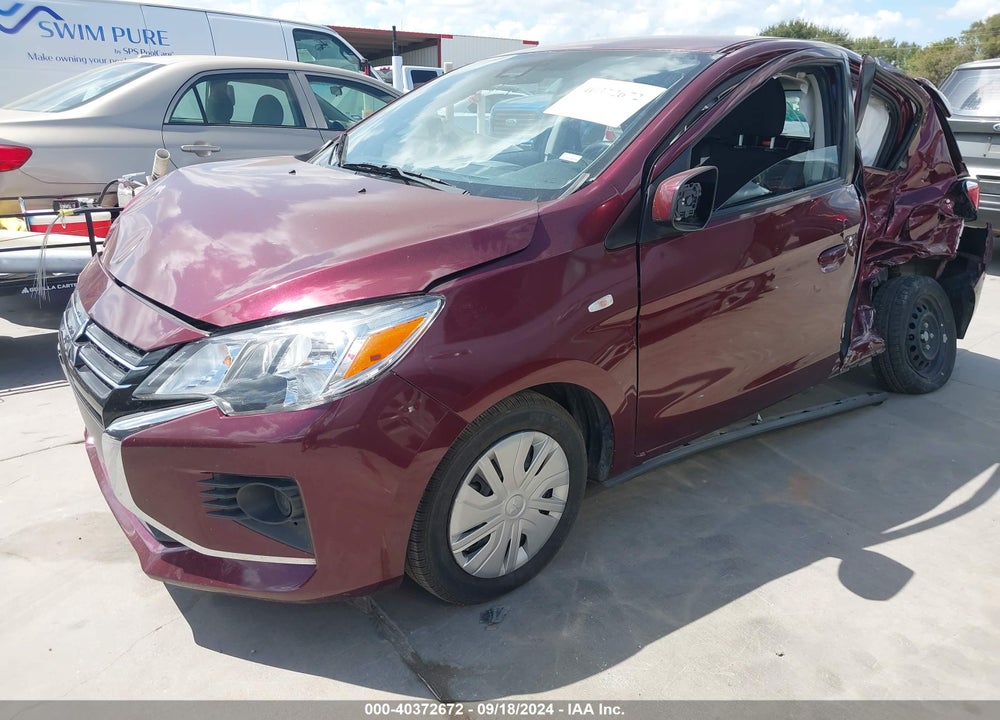 2021 MITSUBISHI MIRAGE CARBONITE EDITION/ES/LE VIN: ML32AUHJXMH014198
