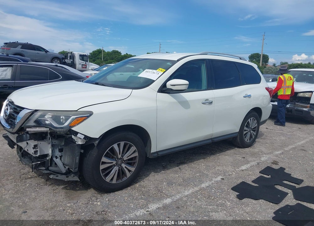 2017 NISSAN PATHFINDER SV VIN: 5N1DR2MN1HC633847