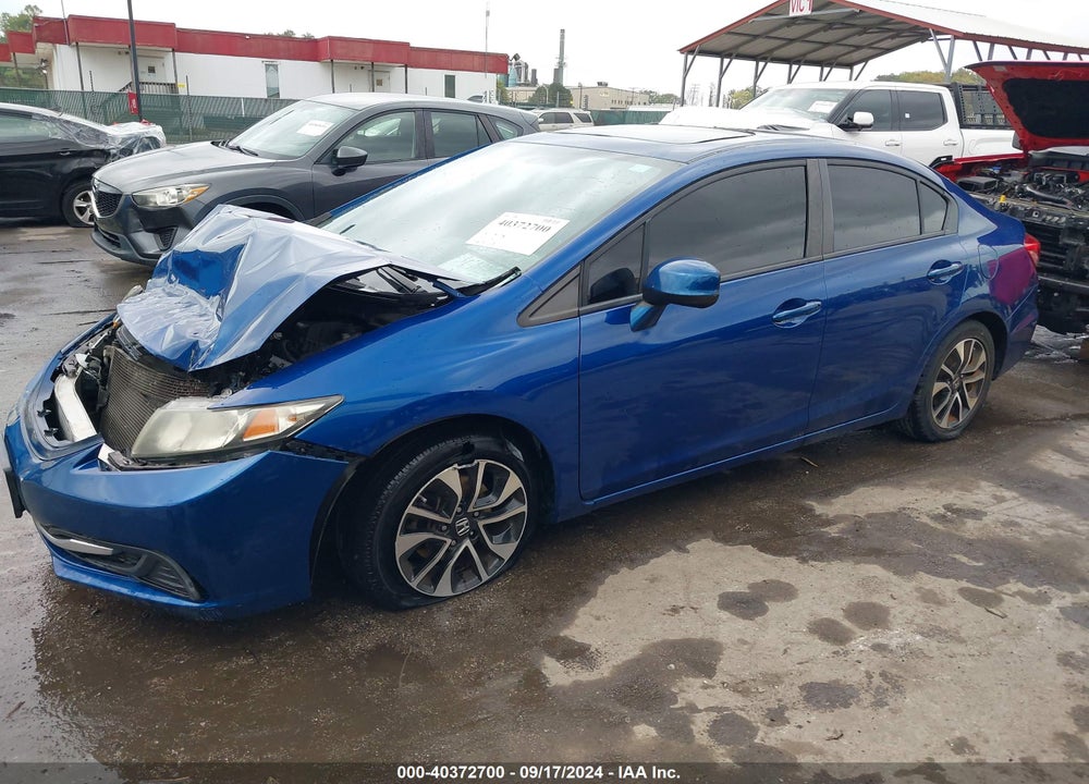2013 HONDA CIVIC EX VIN: 19XFB2F87DE277187