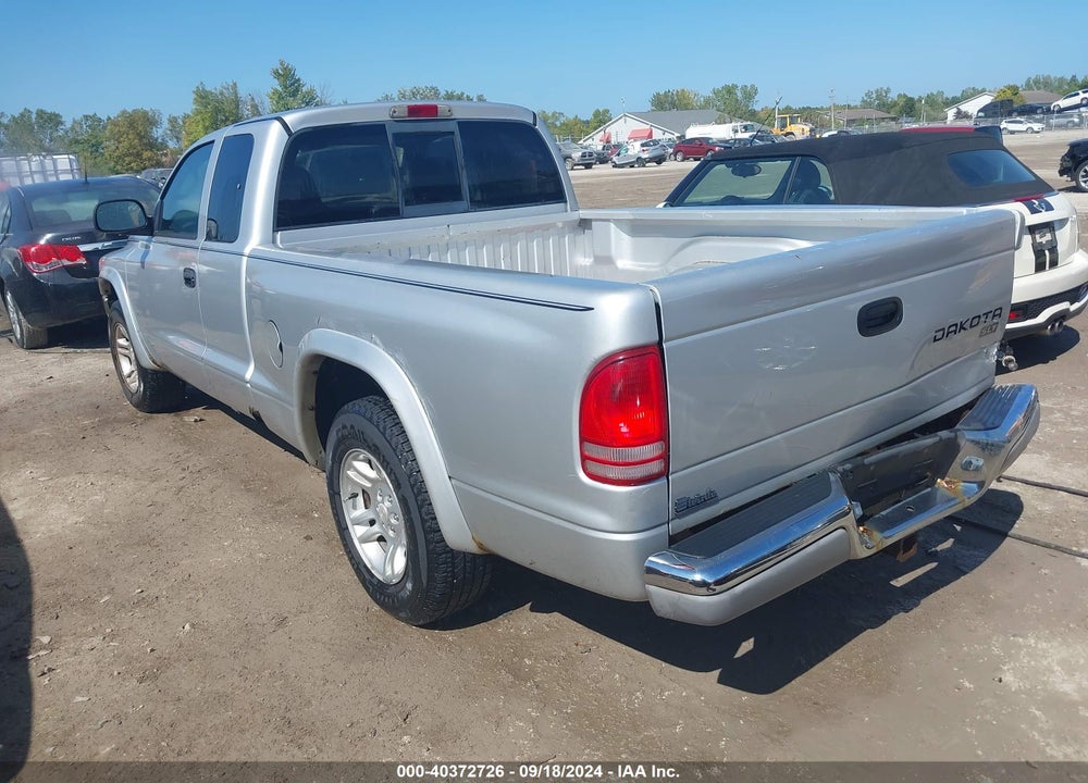 2004 DODGE DAKOTA SLT VIN: 1D7GL42K34S568190