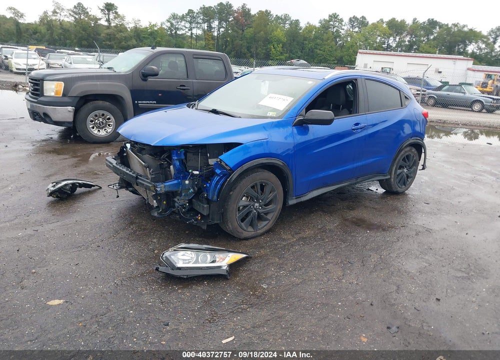 2021 HONDA HR-V 2WD SPORT VIN: 3CZRU5H15MM720672