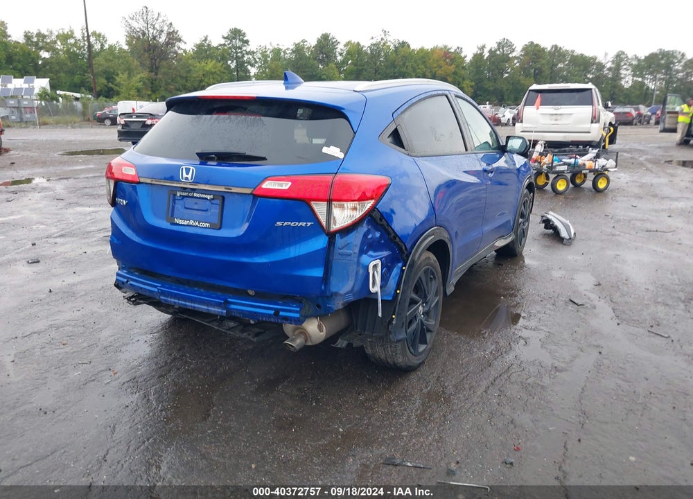 2021 HONDA HR-V 2WD SPORT VIN: 3CZRU5H15MM720672