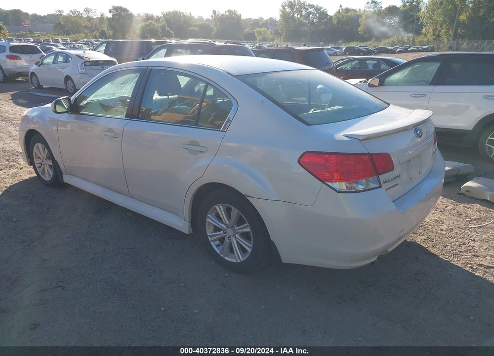 2010 SUBARU LEGACY 2.5I PREMIUM VIN: 4S3BMBG64A3231700