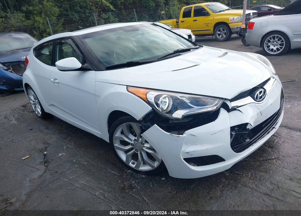 2012 HYUNDAI VELOSTER BASE W/GRAY VIN: KMHTC6AD0CU056778
