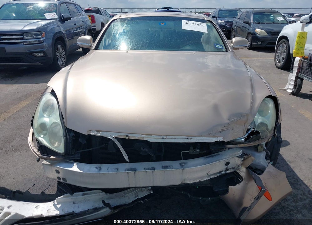 2005 LEXUS SC 430 VIN: JTHFN48Y350063502