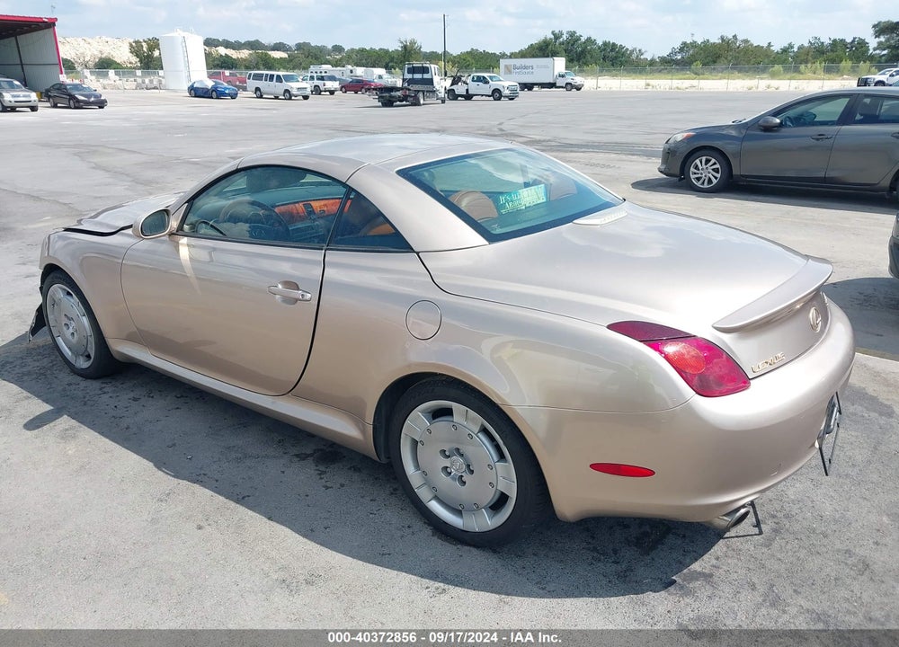 2005 LEXUS SC 430 VIN: JTHFN48Y350063502