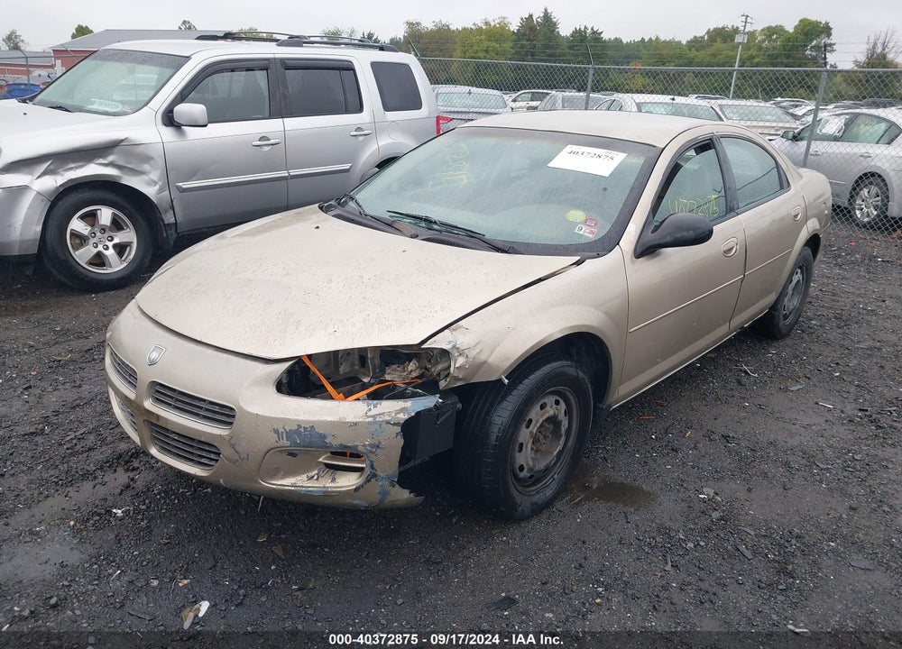 2002 DODGE STRATUS SE VIN: 1B3EL36X02N133223