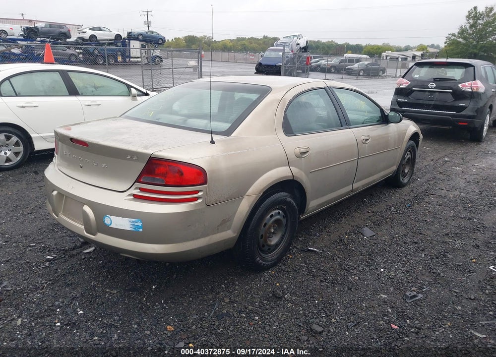 2002 DODGE STRATUS SE VIN: 1B3EL36X02N133223