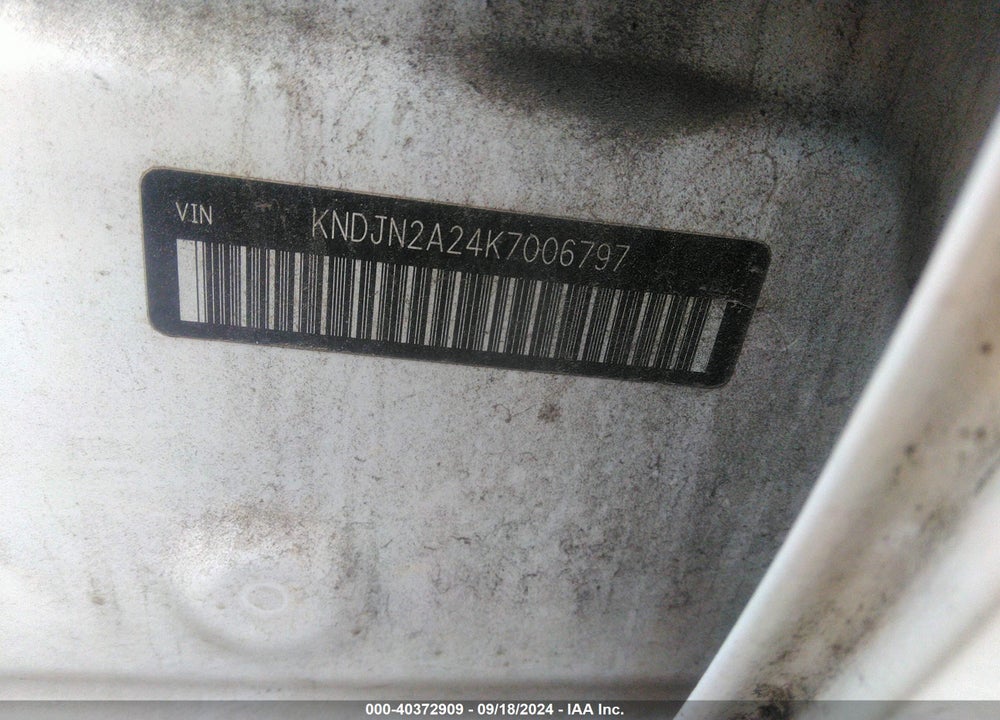 2019 KIA SOUL VIN: KNDJN2A24K7006797