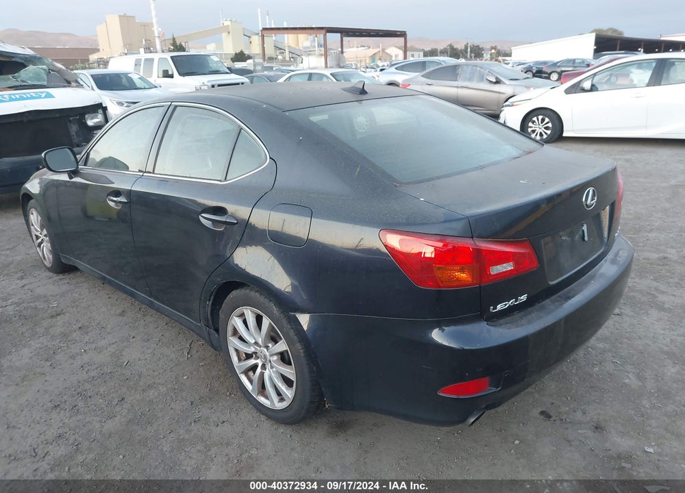 2008 LEXUS IS 350 VIN: JTHBE262085019563