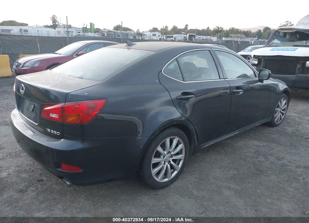 2008 LEXUS IS 350 VIN: JTHBE262085019563