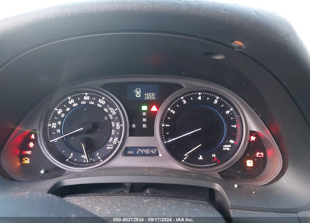 2008 LEXUS IS 350 VIN: JTHBE262085019563