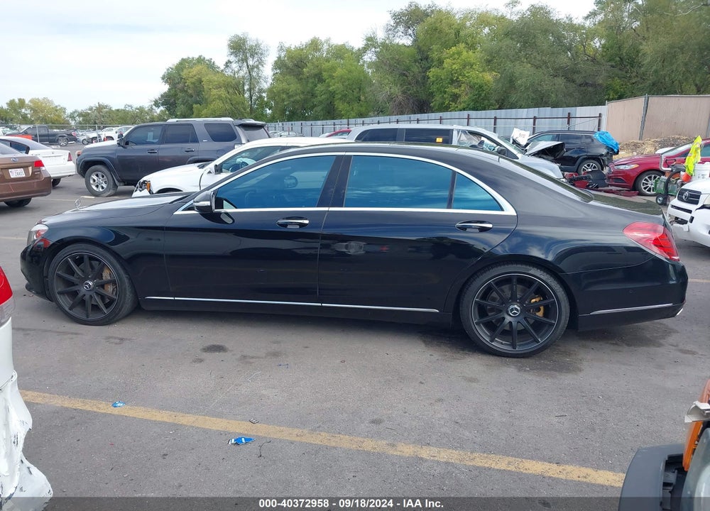 2014 MERCEDES-BENZ S 550 4MATIC VIN: WDDUG8FB8EA049765