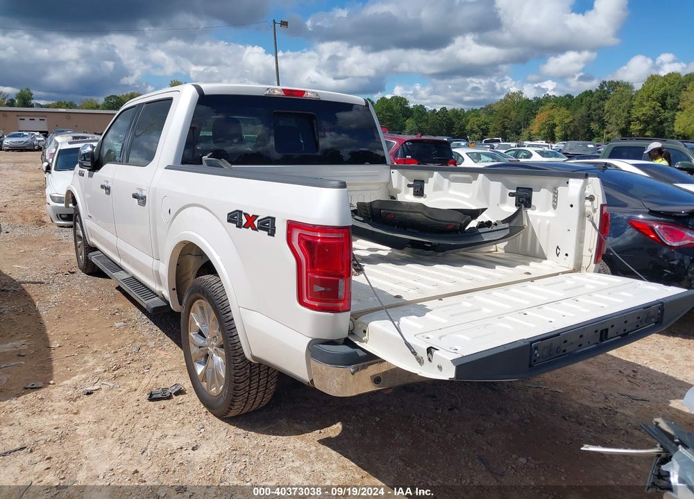 2016 FORD F-150 LARIAT VIN: 1FTEW1EG8GFD10226