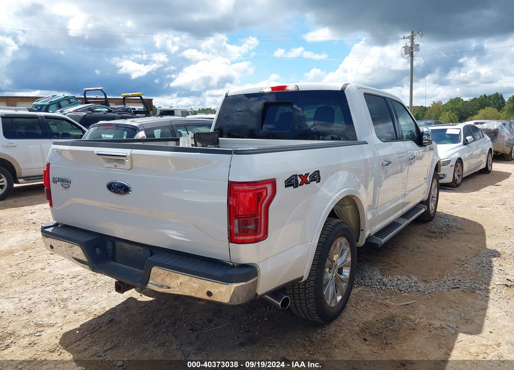 2016 FORD F-150 LARIAT VIN: 1FTEW1EG8GFD10226