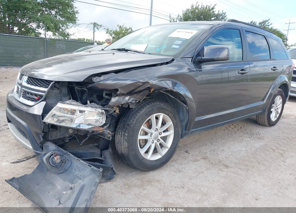 2016 DODGE JOURNEY SXT VIN: 3C4PDCBB3GT167601